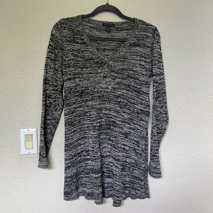 Eileen Fisher Silk Sweater space dyed gray size M